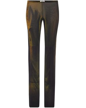Jean Paul Gaultier Water Graphic-Print Trousers - Grey
