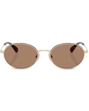 Polo Ralph Lauren Oval-Frame Sunglasses - Natural