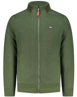 Norway 1963 Zip-Up Cotton Sweatshirt - Green