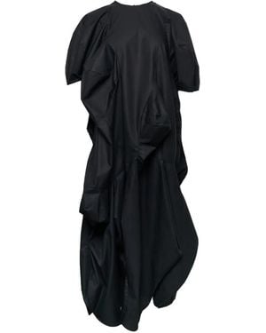 Enfold Vestido Planet Drapeado - Negro