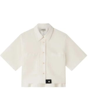 Lee Mathews Annie Short-Sleeve Shirt - White