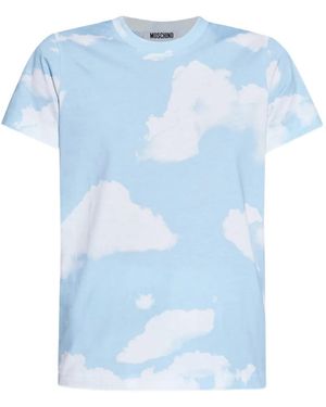 Moschino プリント Tシャツ - ブルー