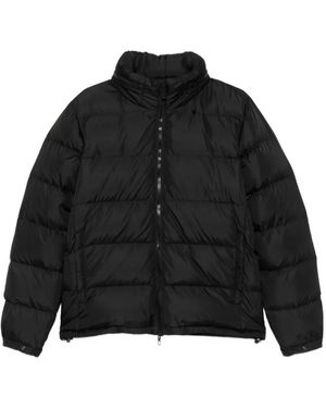 Aspesi Quilted Hooded Jacket - Black