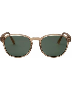 Messyweekend Ryan Geometric-Frame Sunglasses - Green