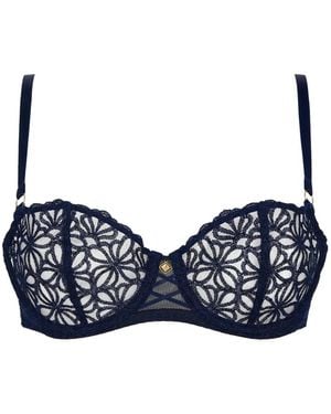 Aubade Reggiseno Con Ricamo E Ferretto - Blu