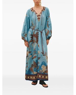 ALÉMAIS Pool Georgie Maxi Dress - Blue