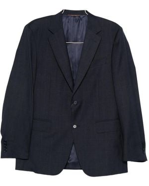 Canali Checked Suit - Blue