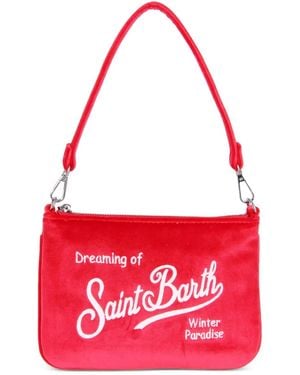 MC2 Saint Barth Zip-Fastening Clutch Bag - Red