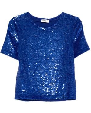 P.A.R.O.S.H. Sequin-Embellishment Blouse - Blue