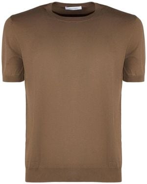 Cruciani Short-Sleeve T-Shirt - Brown