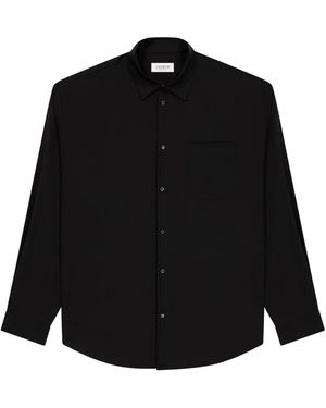 Laneus Classic-Collar Shirt - Black