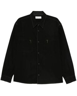 Chimala Point-Collar Shirt - Black