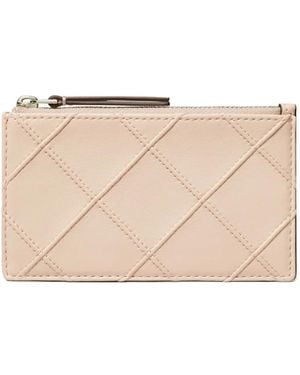 Tory Burch Fleming Kartenetui - Natur