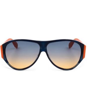 adidas Gradient-Lens Pilot-Frame Sunglasses - Blue