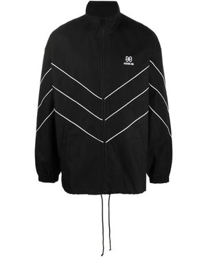 Egonlab Logo-Detail Coat - Black