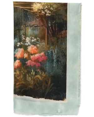 D'Aniello Écharpe À Fleurs - Green