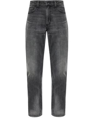 Rag & Bone Athletic Straight-Leg Jeans - Grey