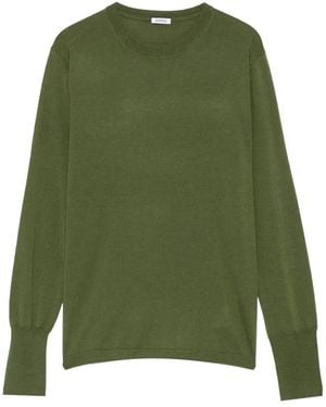 Aspesi Long-Sleeve Crew Neck Sweater - Green
