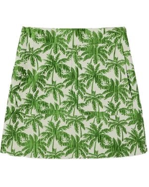 La DoubleJ Minijupe À Imprimé Graphique - Vert