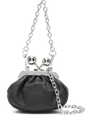 Weekend by Maxmara Kleine Tas Verfraaid Met Bal - Zwart