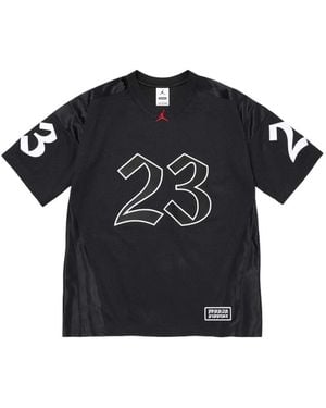 Supreme X Jordan Warm Up Short-Sleeve T-Shirt - Black
