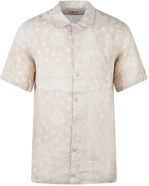 Mc2 Saint Barth Chemise Imprimée À Manches Courtes - Blanc