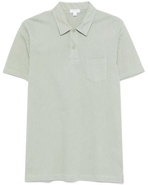 Sunspel Riviera Polo Shirt - Green