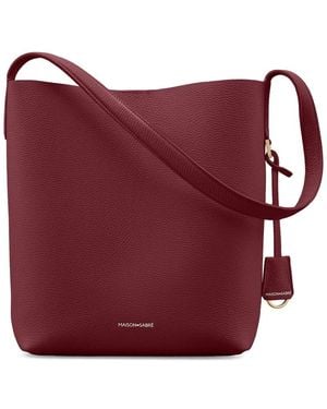 Maison De Sabre Bolso shopper estilo bombonera - Rojo