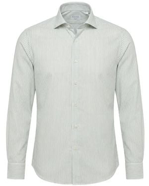 Xacus Striped Shirt - White