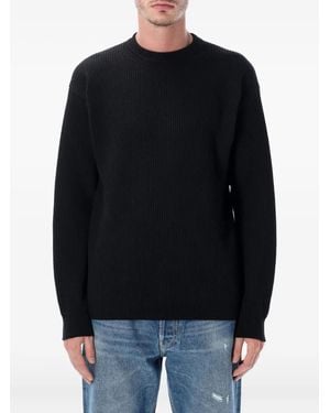 AURALEE 黒 クルーネックセーター メンズ AURALEE クルーネックセーター | オンラインセールは最大39