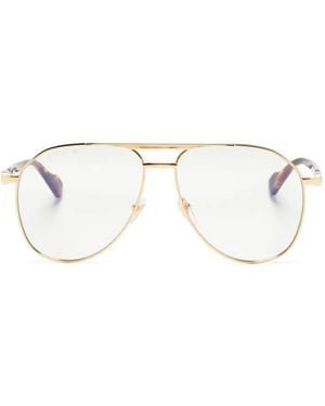 Gucci Occhiali Da Sole Con Montatura Stile Pilota - Neutro