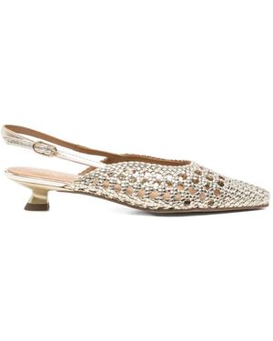 Pedro Miralles Slingback Mules - White