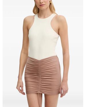 Patrizia Pepe Racer-Back Bodysuit - White