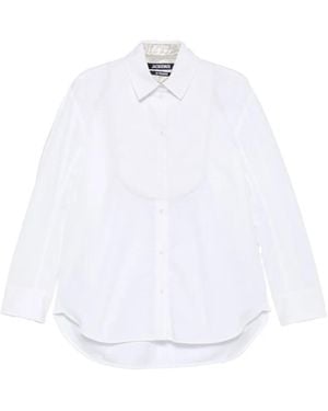 Jacquemus Le Palmier Oversized Shirt - White