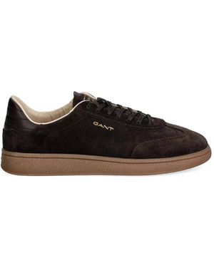 GANT Suede Lace-Up Trainers - Black