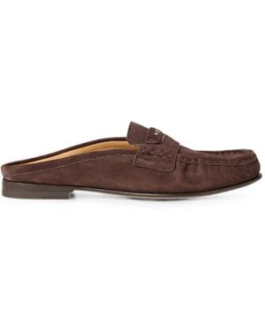 Fendi Scrunch Loafers - Brown