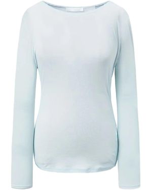 Amomento Boat Neck Top - Blue