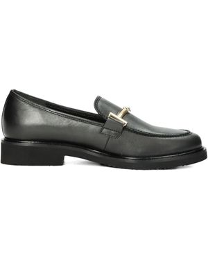 Gabor Leather Loafers - Black