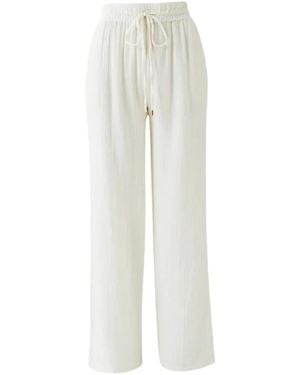 Melissa Odabash Krissy Drawstring Trousers - White