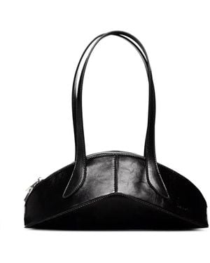 Dienèe Arco Leather Shoulder Bag - Black