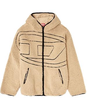 DIESEL テディベア パーカー - ナチュラル