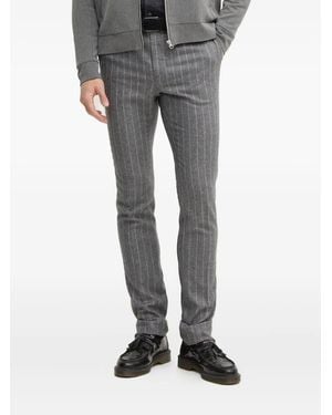 Hackett Pinstripe Trousers - Grey