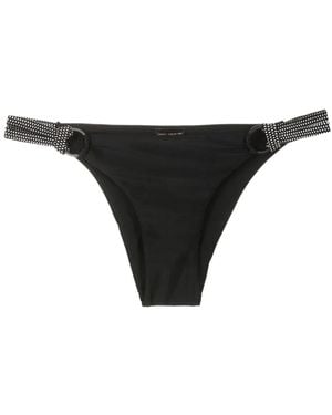 Lenny Niemeyer Slip Bikini Con Stampa Grafica - Nero