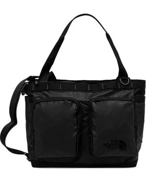 The North Face Base Camp Voyager Logo-Print Pocket-Detail Tote Bag - Black