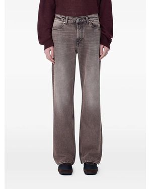 Our Legacy Wide-Leg Five-Pocket Jeans - Brown
