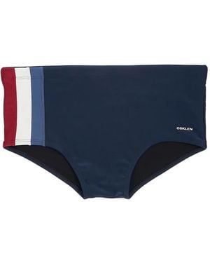 Osklen Costume Da Bagno Con Righe - Blu