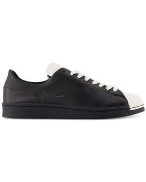 Y-3 Superstar Leather Sneakers - Black