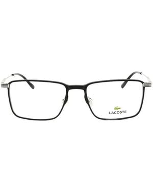 Lacoste Rectangle-Frame Glasses - Black