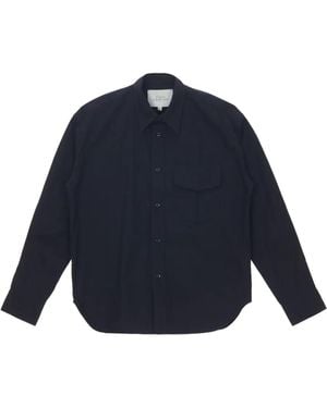 Studio Nicholson Solst ロングスリーブ シャツ - ブルー