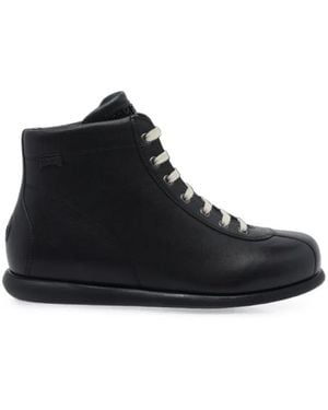 Camper Pelotas Lace-Up Boots - Black